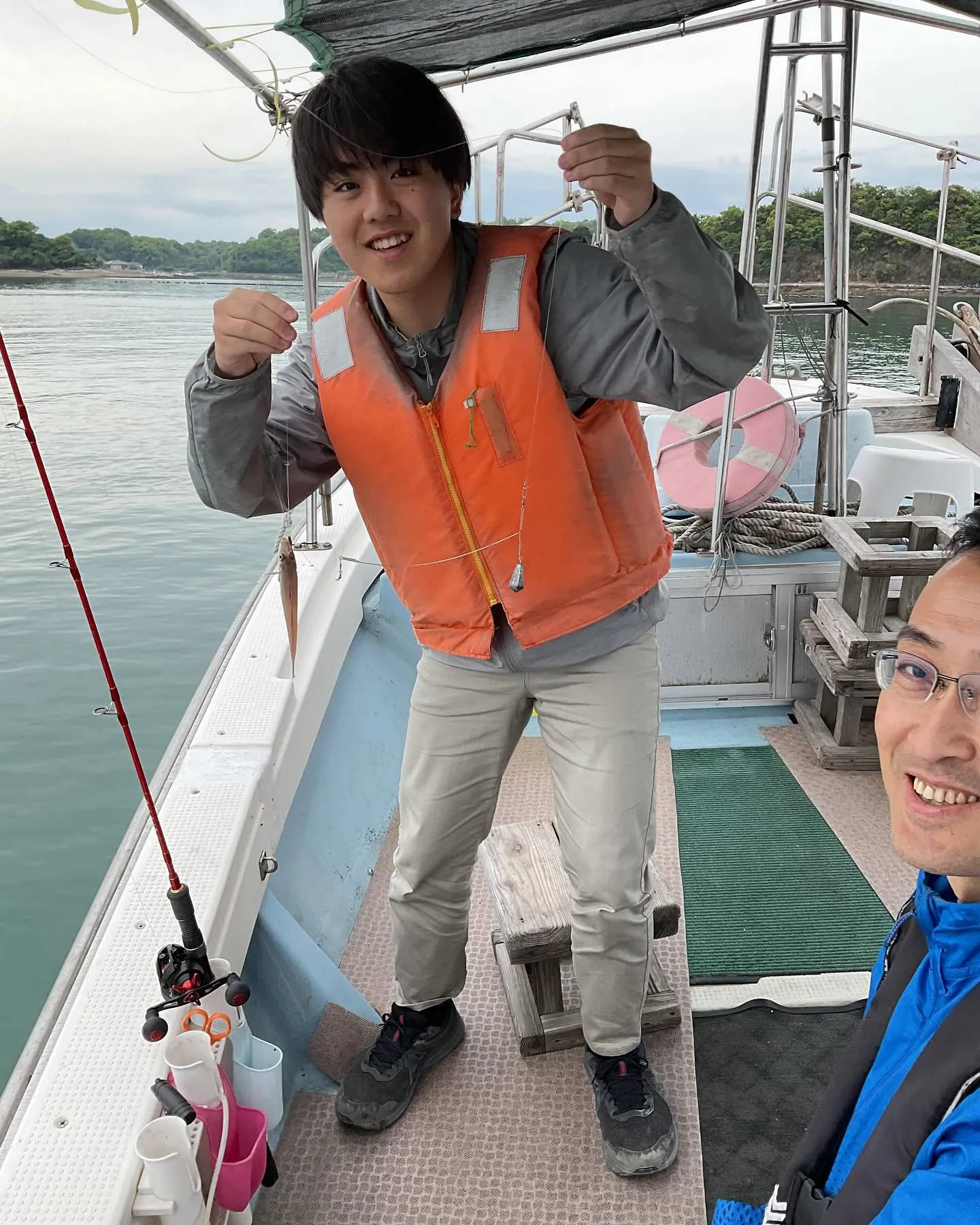 本日五目釣りに出船。