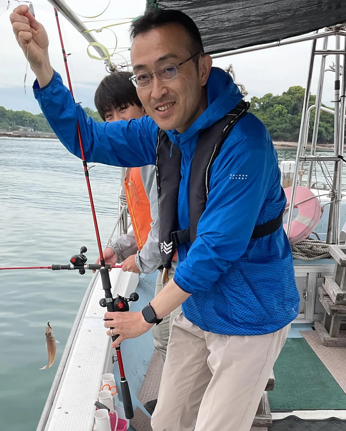 本日五目釣りに出船。