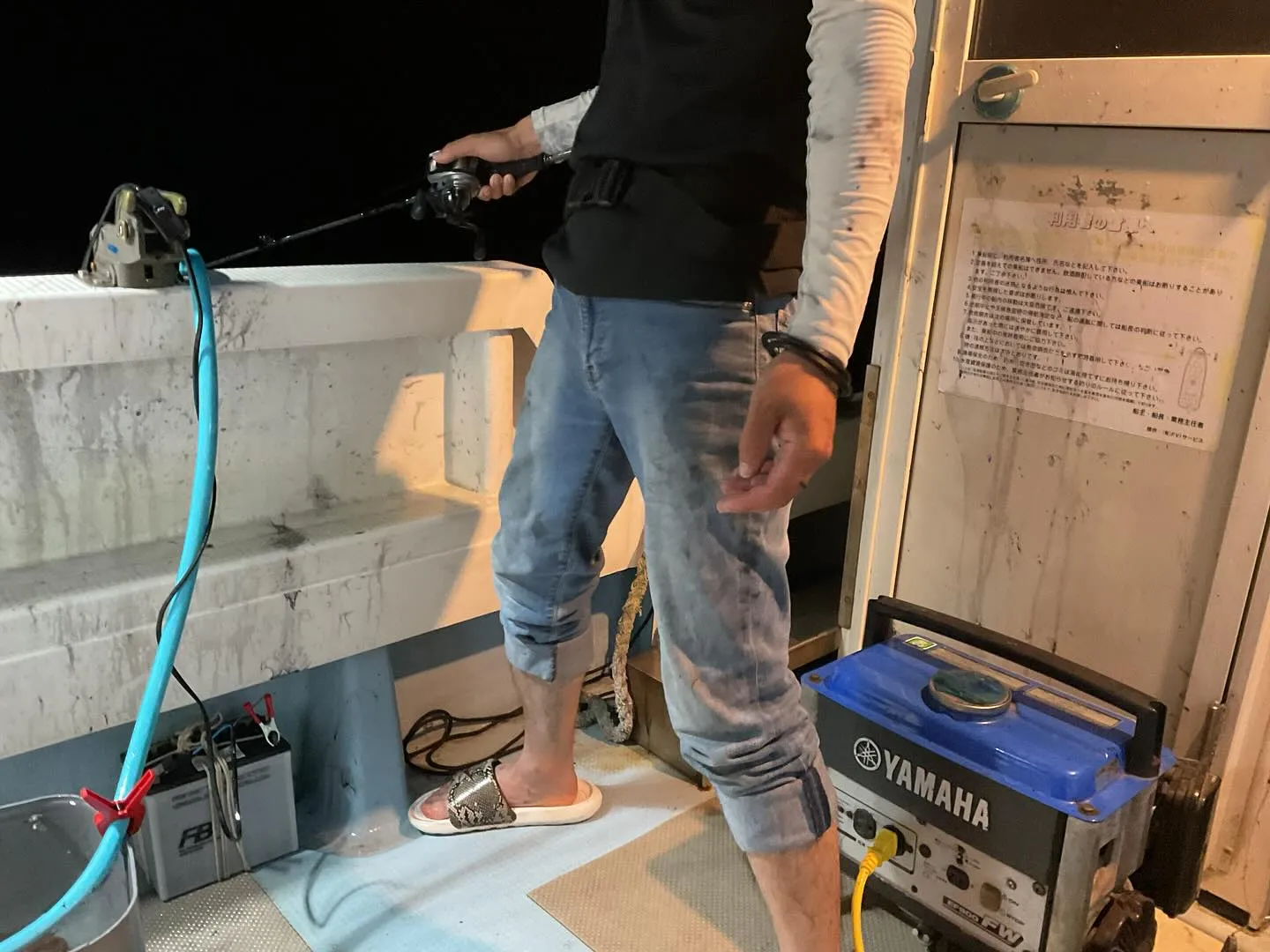 イカの入れ食いタイムであちらこちらスミだらけになってます😱